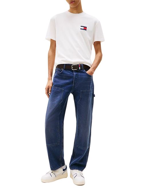 T-shirt bianca in cotone Tommy Jeans | DM0DM21910YBL